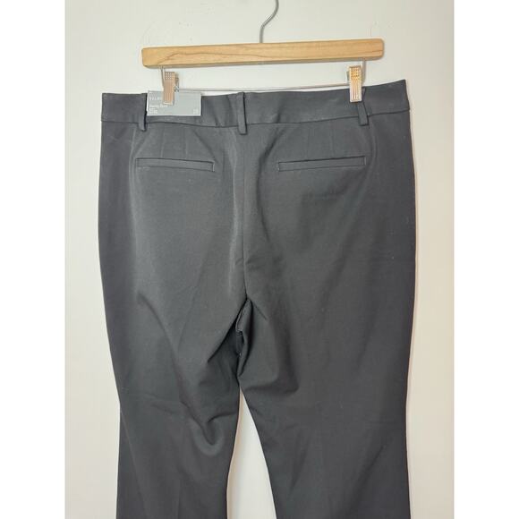 Talbots Curvy Fit Refined Bi-Stretch Barely Boot Dress Pants Black Womens 18 NWT - Picture 9 of 15